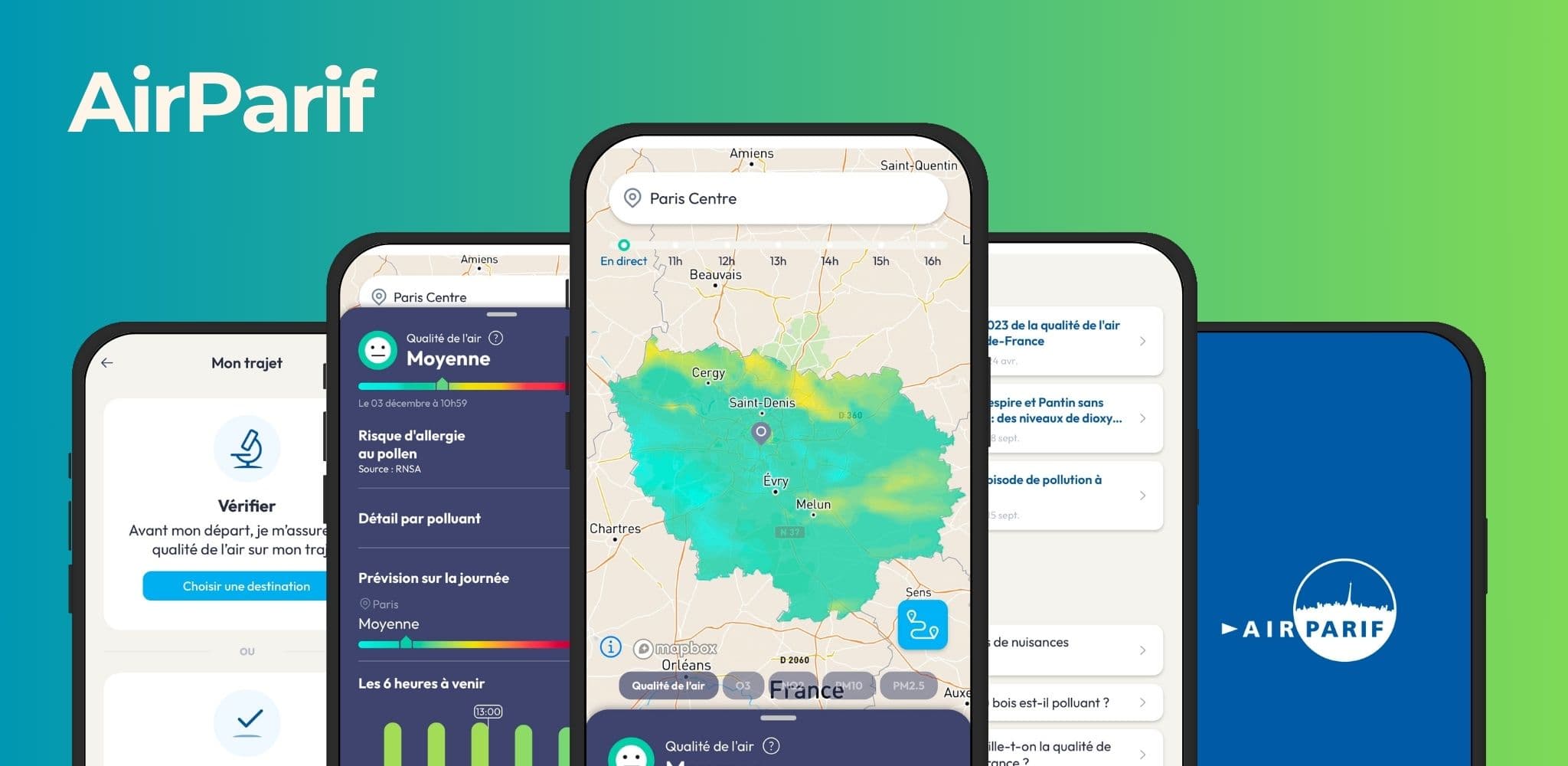 AirParif - aperçu projet