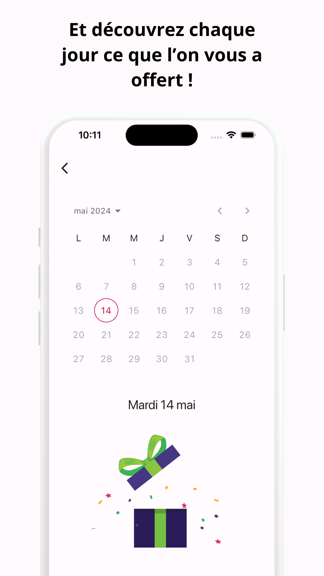 Écran de l’application Geefty : parcours d’achat et conversion mobile