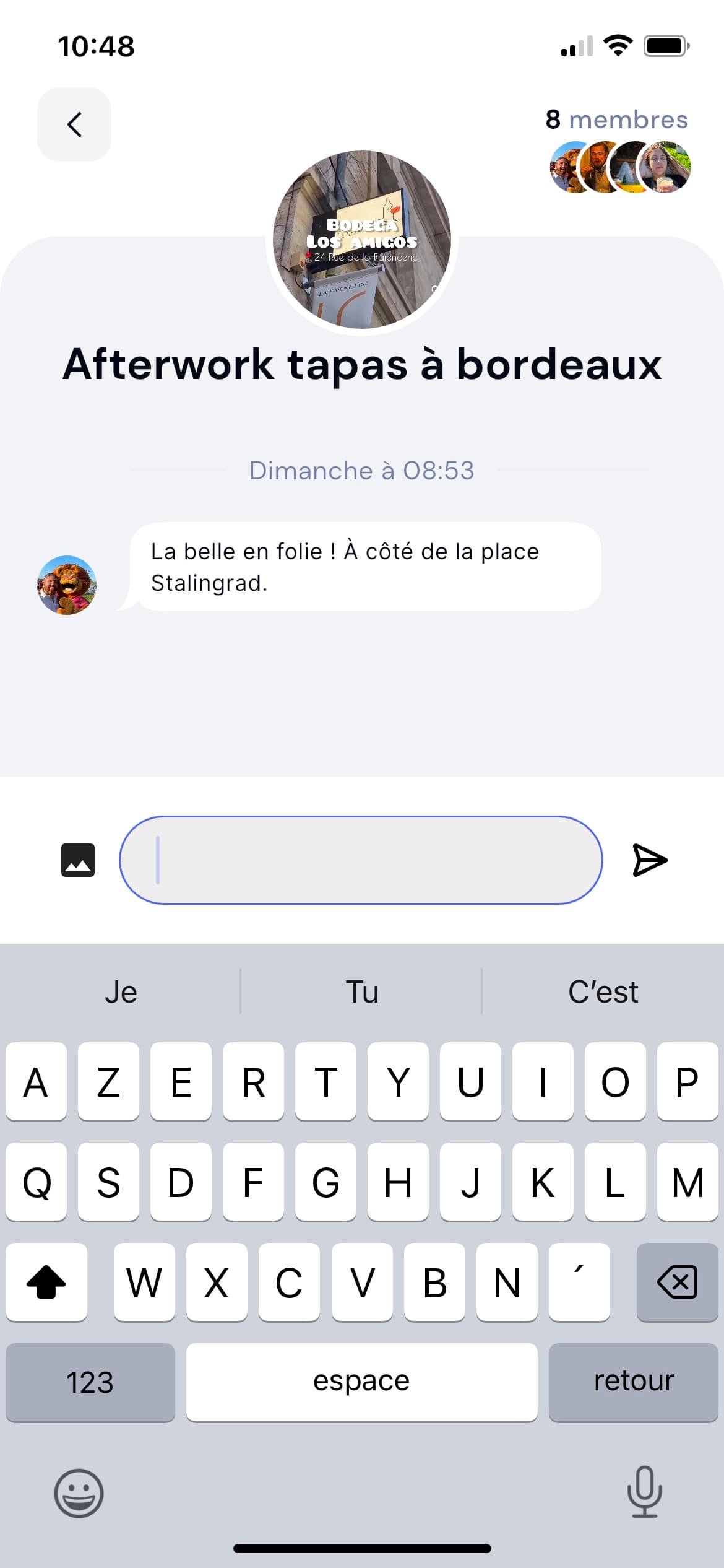 Écran LaDegust : découverte de restaurants et contenu social
